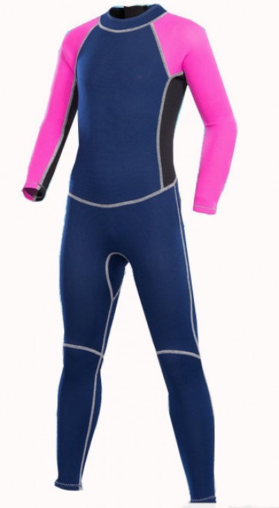 ADS002 custom-made children's wetsuit style making conjoined wetsuit style 2MM surf suit custom sunscreen wetsuit style wetsuit manufacturer front view